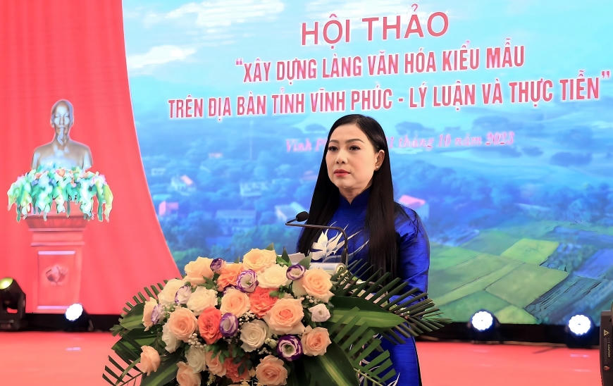Vĩnh Phúc tổ chức Hội thảo khoa học xây dựng Làng văn hóa kiểu mẫu
