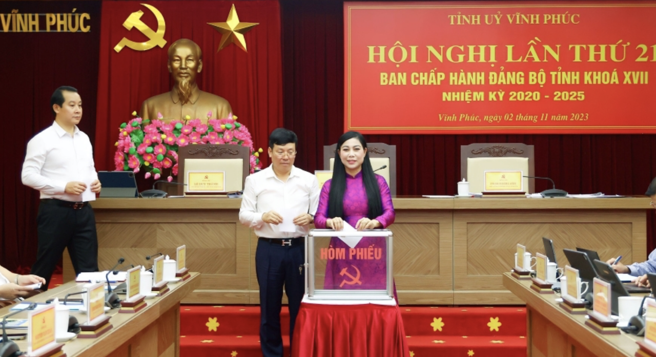 Vĩnh Phúc bầu bổ sung Ủy viên Ban Thường vụ Tỉnh ủy