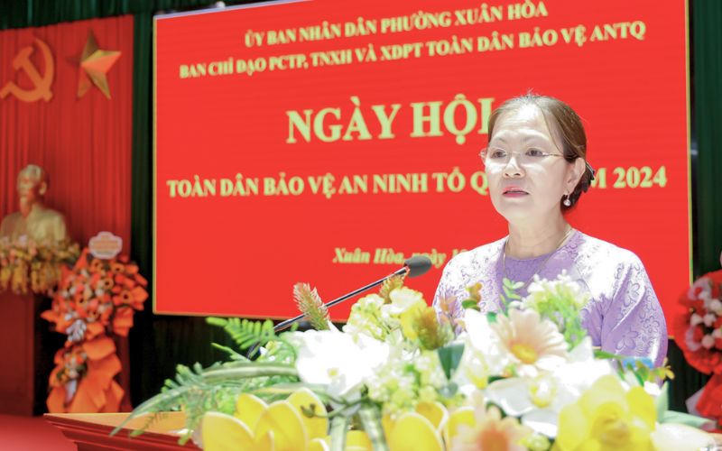 Phó Chủ tịch Ủy ban Trung ương MTTQ Việt Nam dự Ngày hội toàn dân bảo vệ an ninh Tổ quốc tại thành phố Phúc Yên