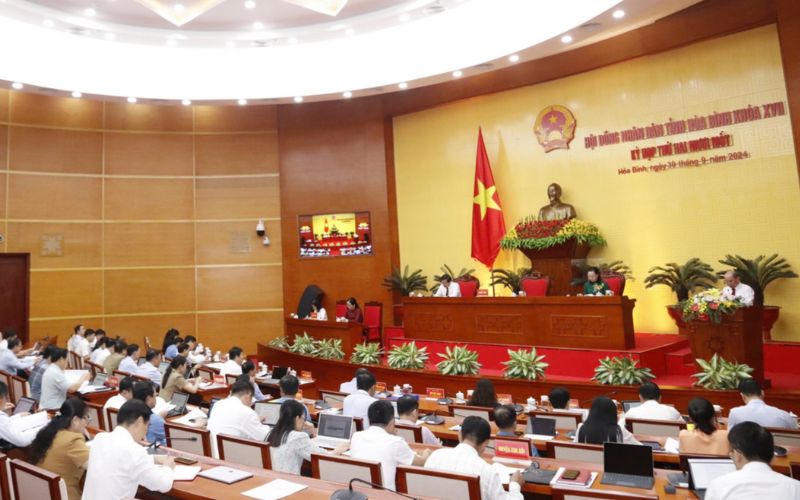 HĐND tỉnh Hòa Bình thông qua 6 Nghị quyết quan trọng