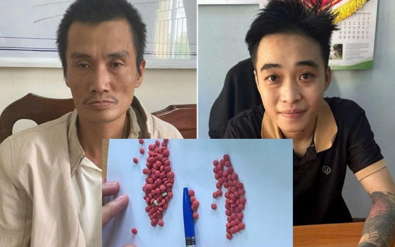 Bắt 2 con nghiện mua bán, tàng trữ trái phép gần 200 viên ma túy tổng hợp