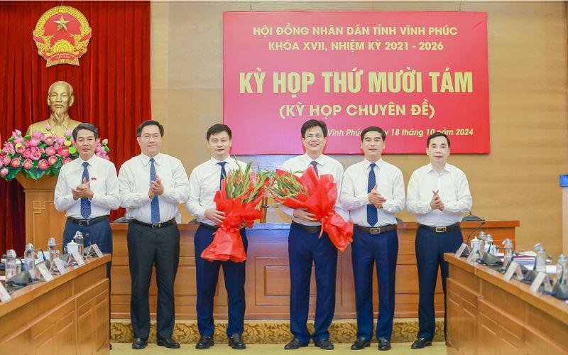 Vĩnh Phúc bầu 1 Phó Chủ tịch HĐND tỉnh và 2 Phó Chủ tịch UBND tỉnh