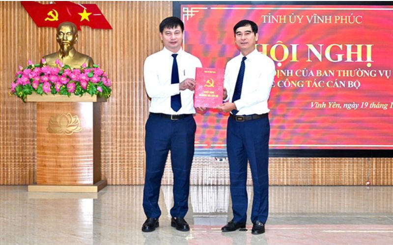 Ông Nguyễn Trung Hải làm Bí thư Thành ủy Vĩnh Yên