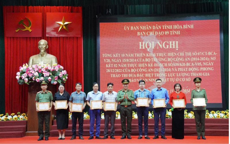 Gần 8.200 cơ quan, doanh nghiệp, cơ sở giáo dục ở Hòa Bình đạt tiêu chuẩn về an ninh trật tự