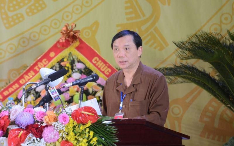 Thứ trưởng Y Vinh Tơr dự Đại hội Đại biểu các dân tộc thiểu số tỉnh Hòa Bình