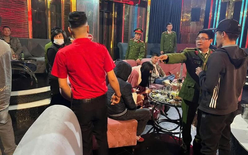 7 đối tượng dương tính với ma túy tại quán bar Monaco Louge ở Vĩnh Phúc