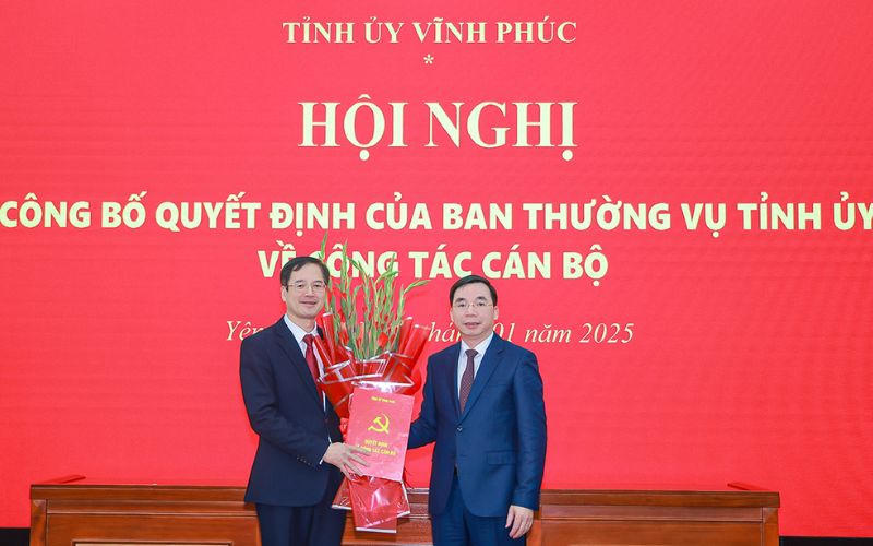 Vĩnh Phúc: Phó Ban Dân vận Tỉnh ủy làm Bí thư Huyện ủy Yên Lạc