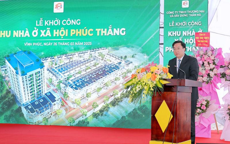 Vĩnh Phúc: Khởi công Khu nhà ở xã hội Phúc Thắng