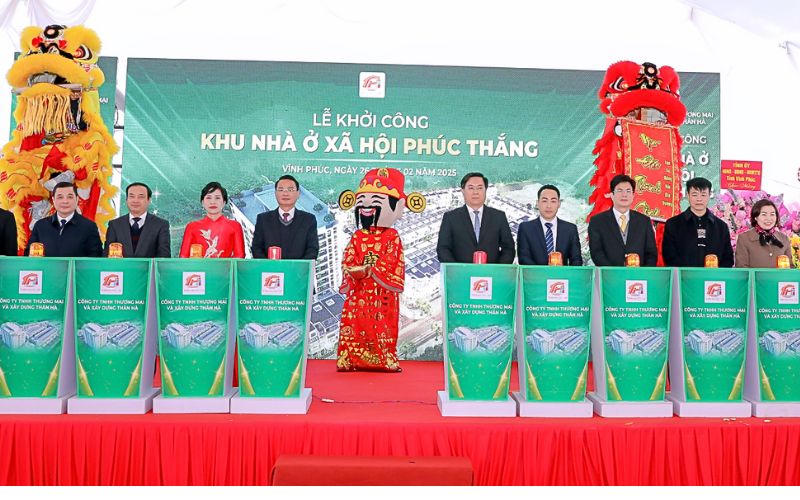 Vĩnh Phúc: Khởi công Khu nhà ở xã hội Phúc Thắng