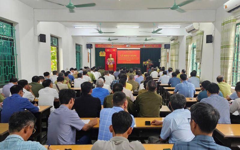 Vĩnh Phúc: Tập huấn nghiệp vụ cho lực lượng bảo vệ an ninh, trật tự tại cơ sở