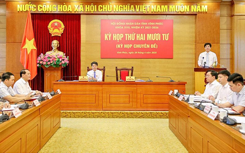 HĐND tỉnh Vĩnh Phúc thông qua 6 Nghị quyết quan trọng