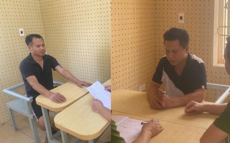 Tạm giữ hình sự 2 đối tượng cưỡng đoạt tài sản của cán bộ cảnh sát giao thông