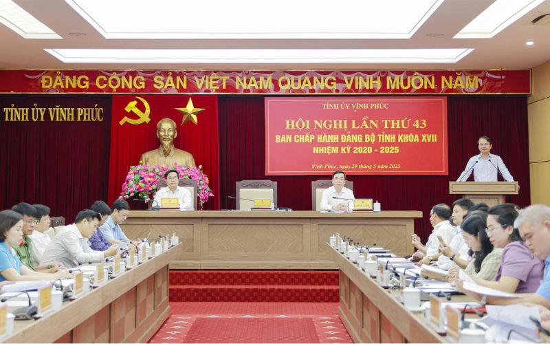 Vĩnh Phúc thông qua Đề án thành lập Đảng bộ cấp xã mới