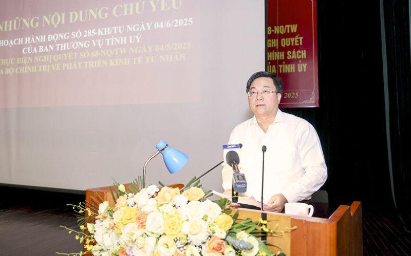 Vĩnh Phúc phấn đấu tốc độ tăng trưởng kinh tế tư nhân tăng 12 - 13%/năm