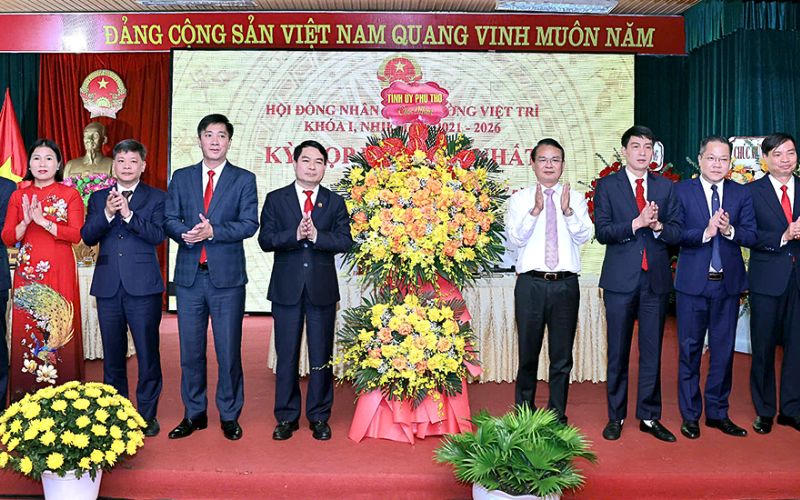 Nhiều xã, phường ở Phú Thọ tổ chức kỳ họp HĐND khóa I