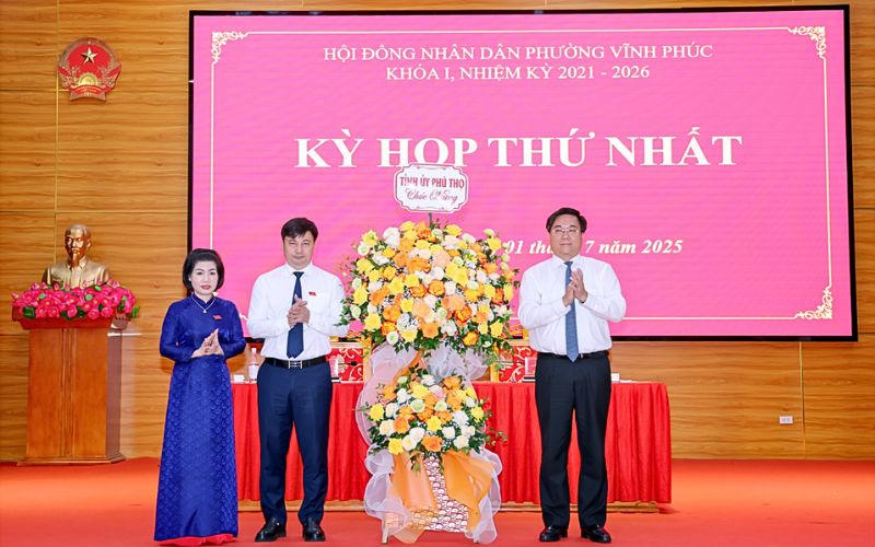 Nhiều xã, phường ở Phú Thọ tổ chức kỳ họp HĐND khóa I