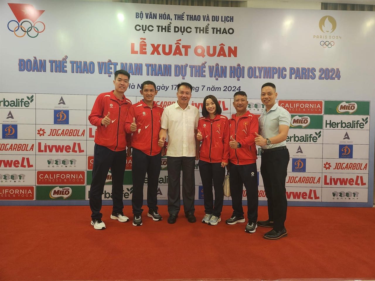 Lễ xuất quân tham dự Olympic Paris 2024 của Đoàn Thể thao Việt Nam