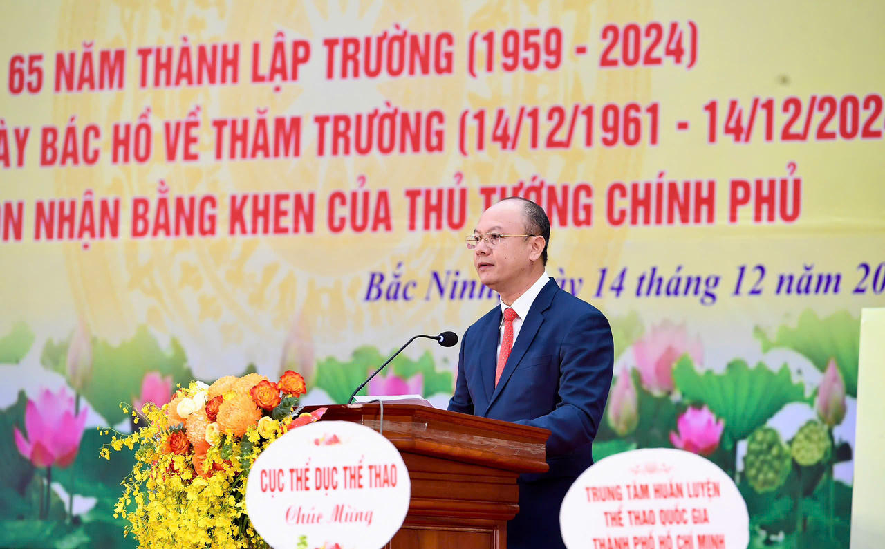 Trường Đại học TDTT Bắc Ninh tổ chức Lễ Kỷ niệm 65 năm thành lập