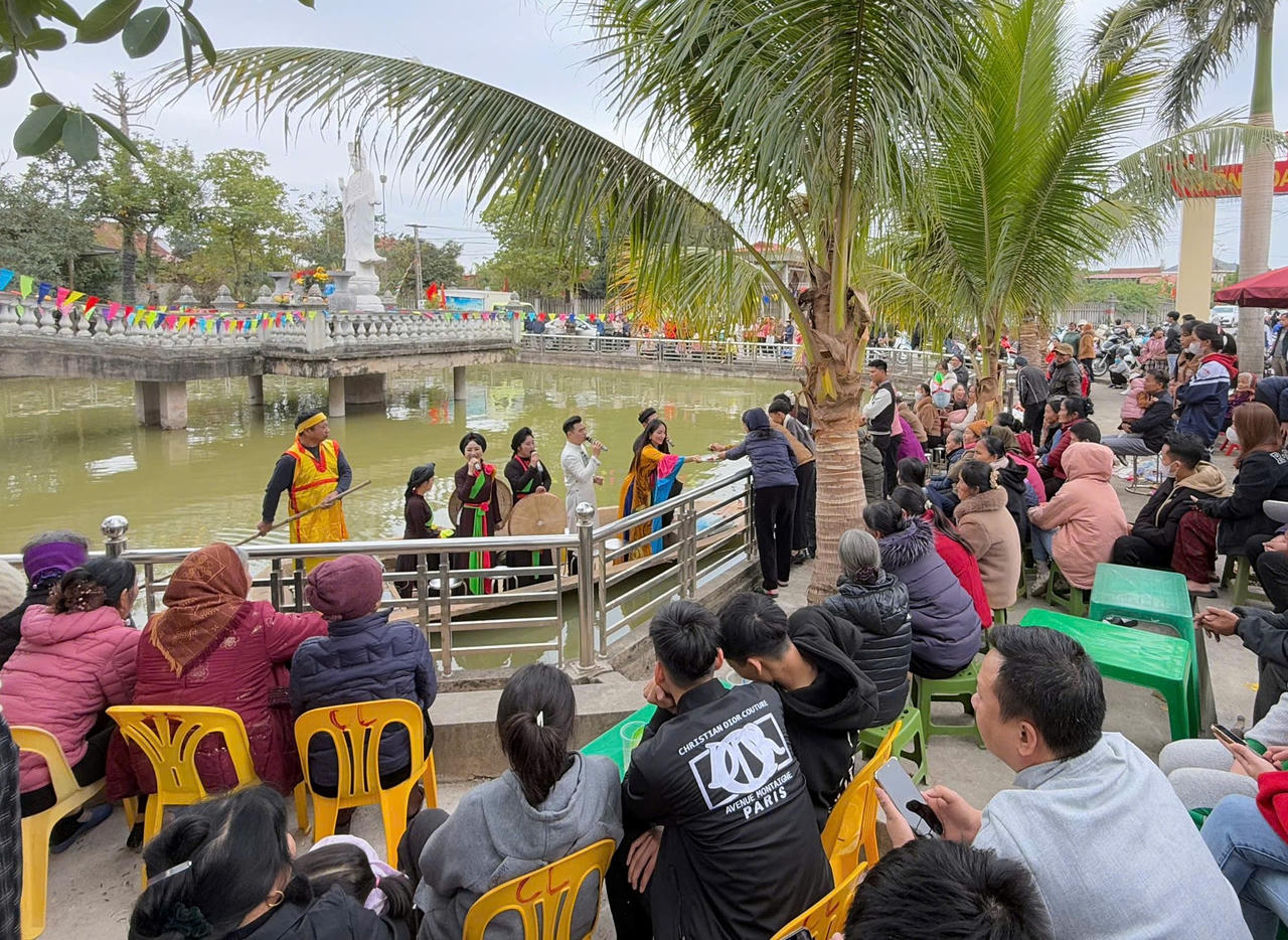 Huyện Tân Yên (Bắc Giang): Tổ chức Lễ hội truyền thống Xuân Ất Tỵ thôn Hòa An