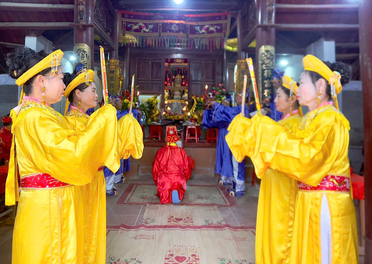 Huyện Tân Yên (Bắc Giang): Độc đáo Lễ hội truyền thống Đình làng Tiến Sơn