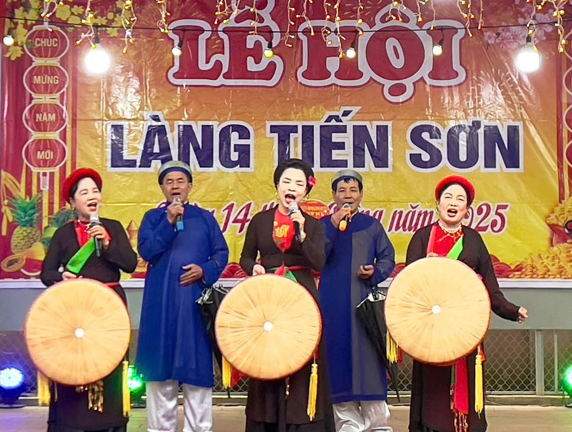 Huyện Tân Yên (Bắc Giang): Độc đáo Lễ hội truyền thống Đình làng Tiến Sơn