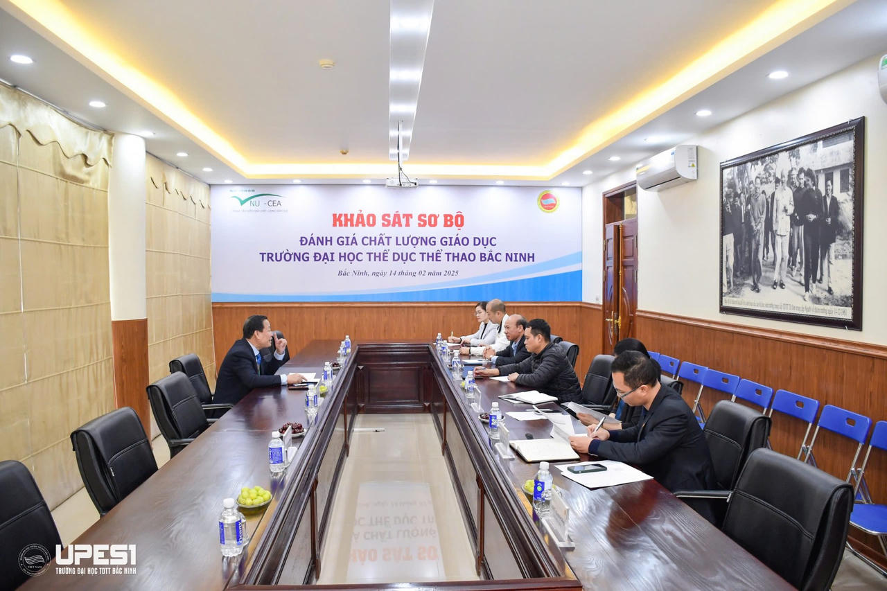 Khảo sát sơ bộ đánh giá chất lượng cơ sở giáo dục (chu kỳ 2) tại Trường Đại học TDTT Bắc Ninh