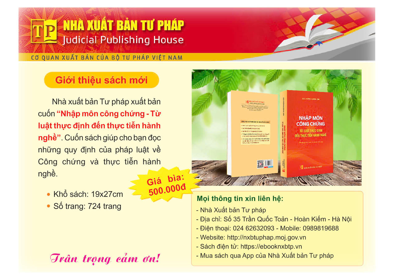 Nhập môn công chứng - Từ luật thực định đến thực tiễn hành nghề