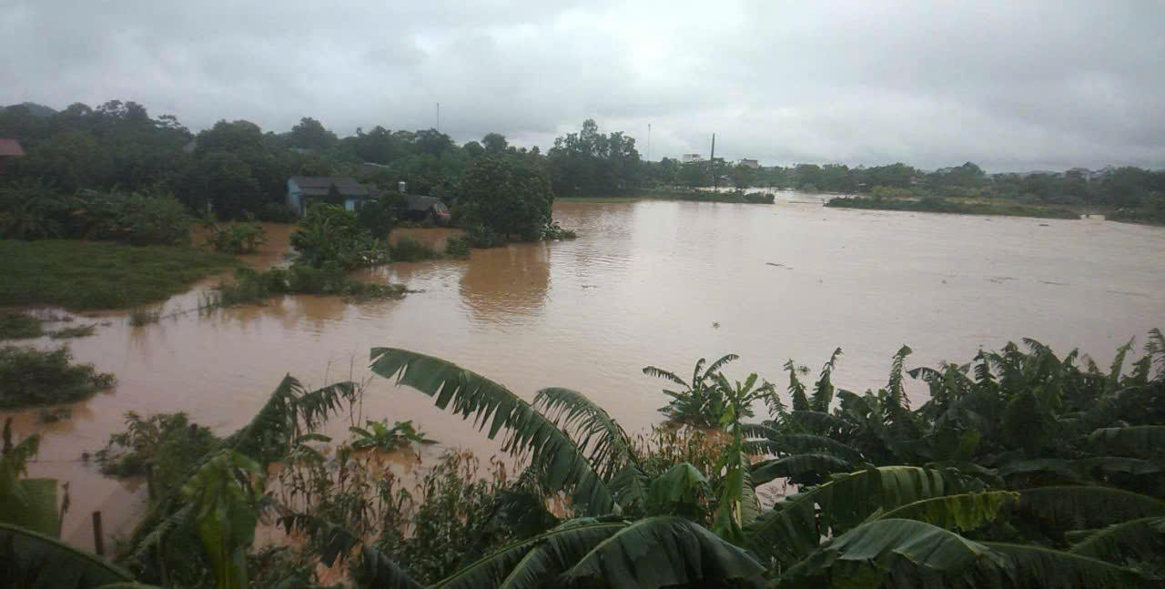 Mưa lũ gây chia cắt nhiều khu vực ở Hạ Hoà (Phú Thọ), sơ tán các hộ dân ven sông