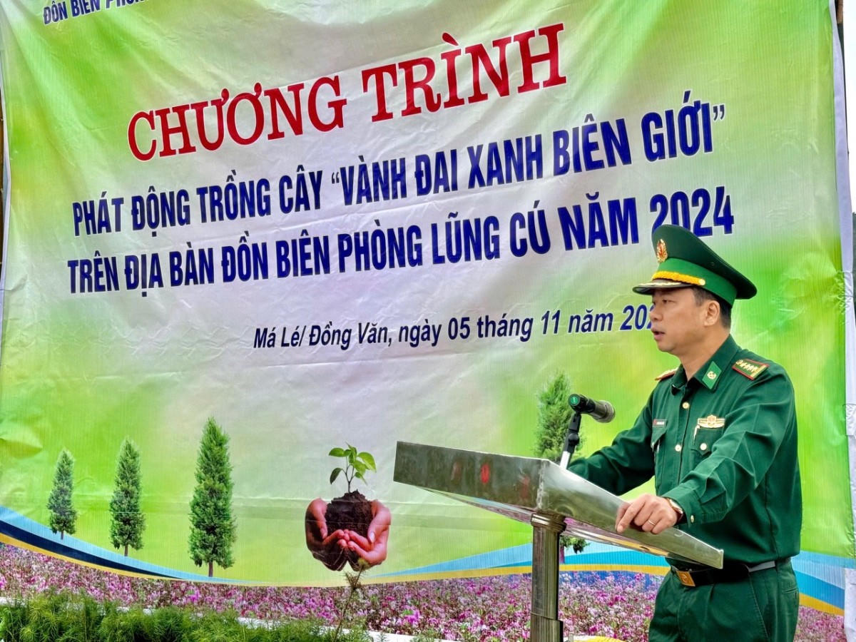 Bộ đội Biên phòng Hà Giang trồng 5.000 cây sa mộc khu vực vành đai biên giới