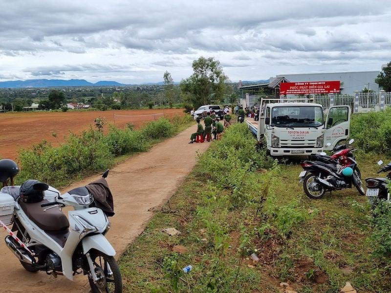 Gia Lai: Dựng lại hiện trường vụ tông xe tại huyện Ia Grai
