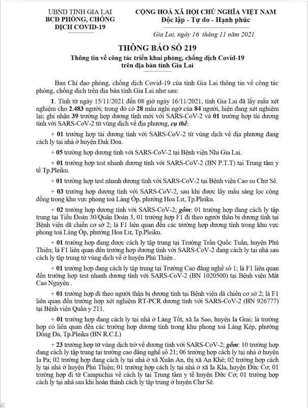 Gia Lai ghi nhận ca tử vong thứ 6 do nhiễm COVID-19