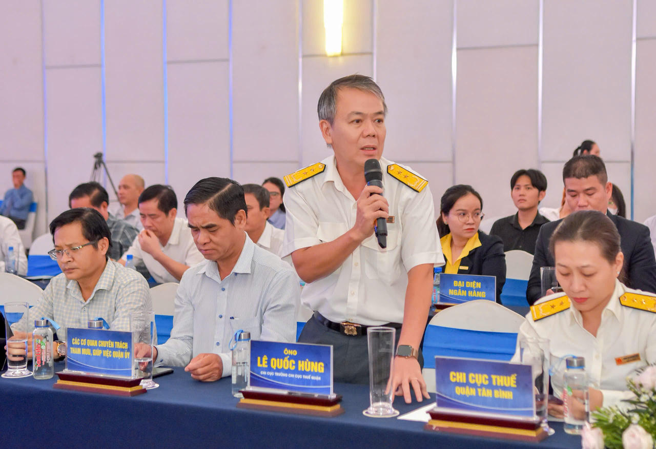 Hội nghị Đối thoại về chính sách Ngân hàng trên địa bàn quận Tân Bình, TPHCM.