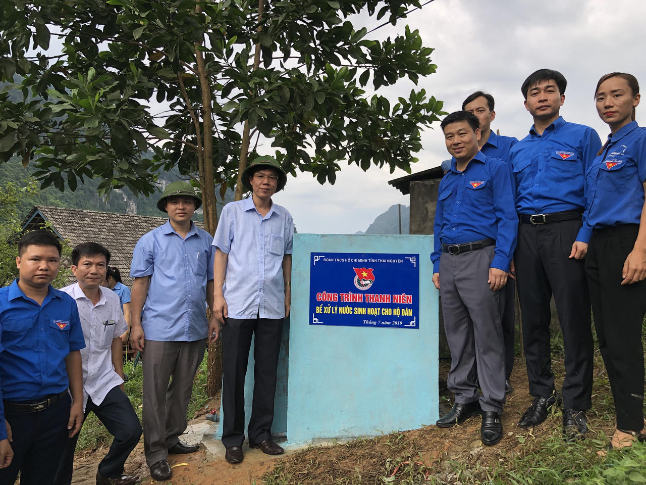 Tỉnh đoàn Thái Nguyên xây dựng 200 bể xử lý nước sạch cho đồng bào dân tộc thiểu số