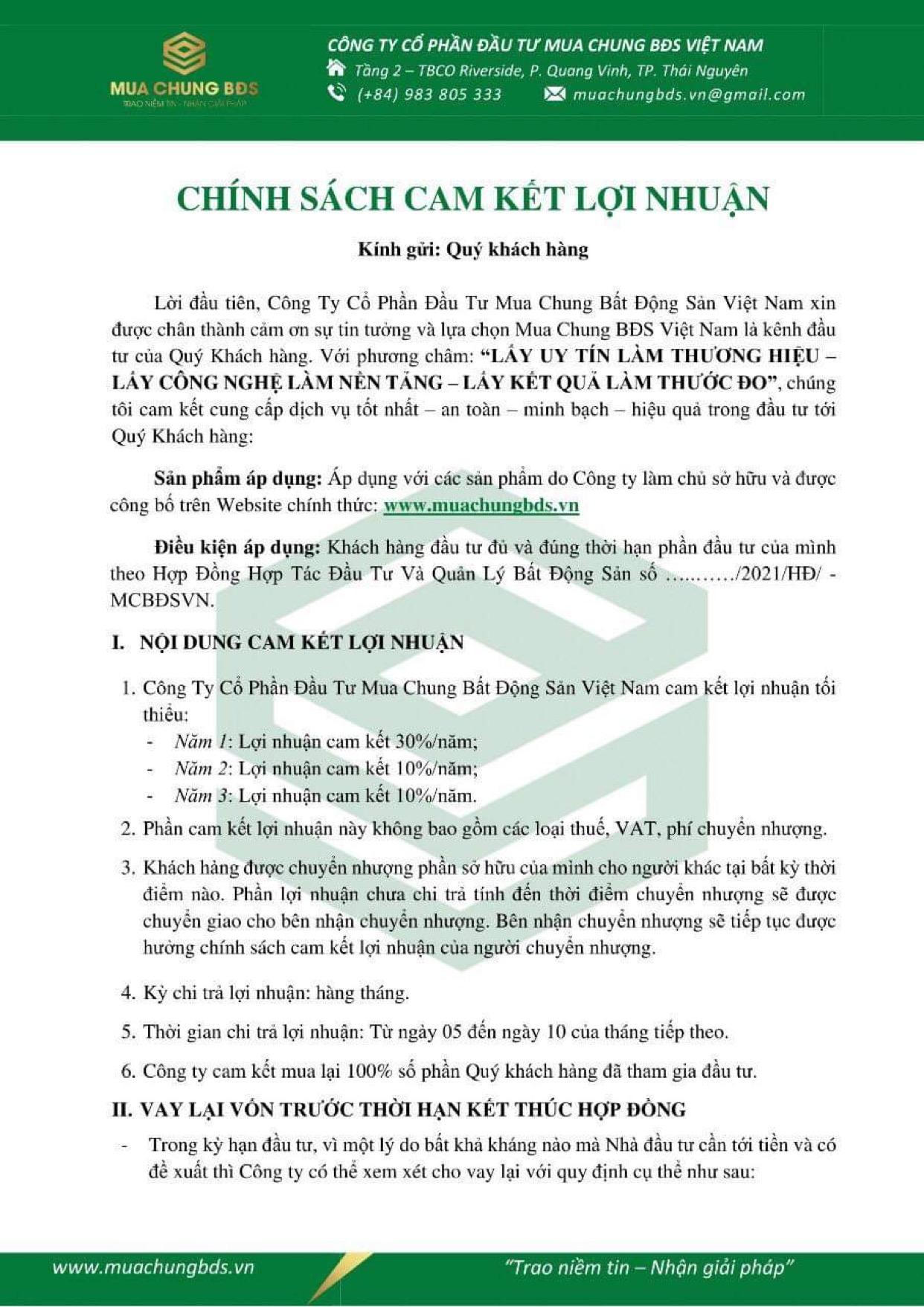 Thái Nguyên: Dấu hiệu huy động vốn trái phép bằng hình thức đầu tư mua chung bất động sản