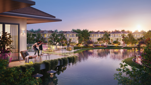 Biệt thự hướng hồ hấp dẫn giới thành đạt Thái Nguyên 