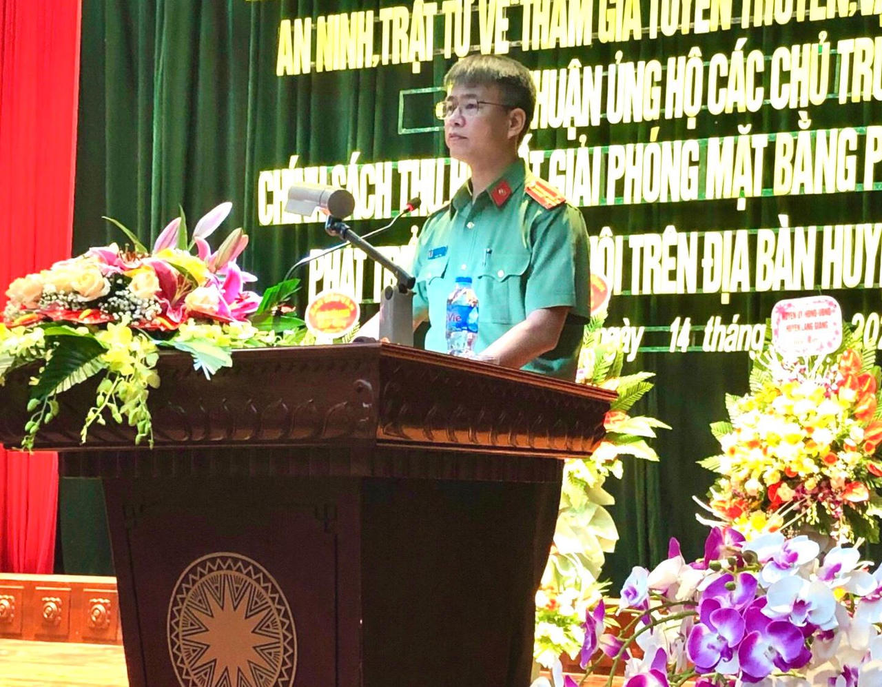 Bắc Giang ra mắt mô hình "dân vận khéo" trên địa bàn huyện Lạng Giang 