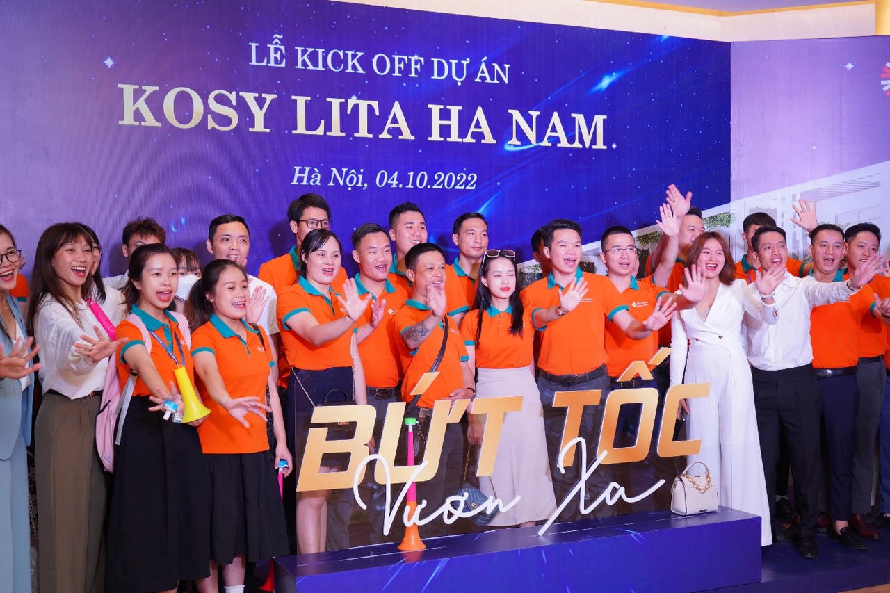 Hơn 500 "chiến binh" bùng nổ tại lễ kick off dự án Kosy Lita Ha Nam