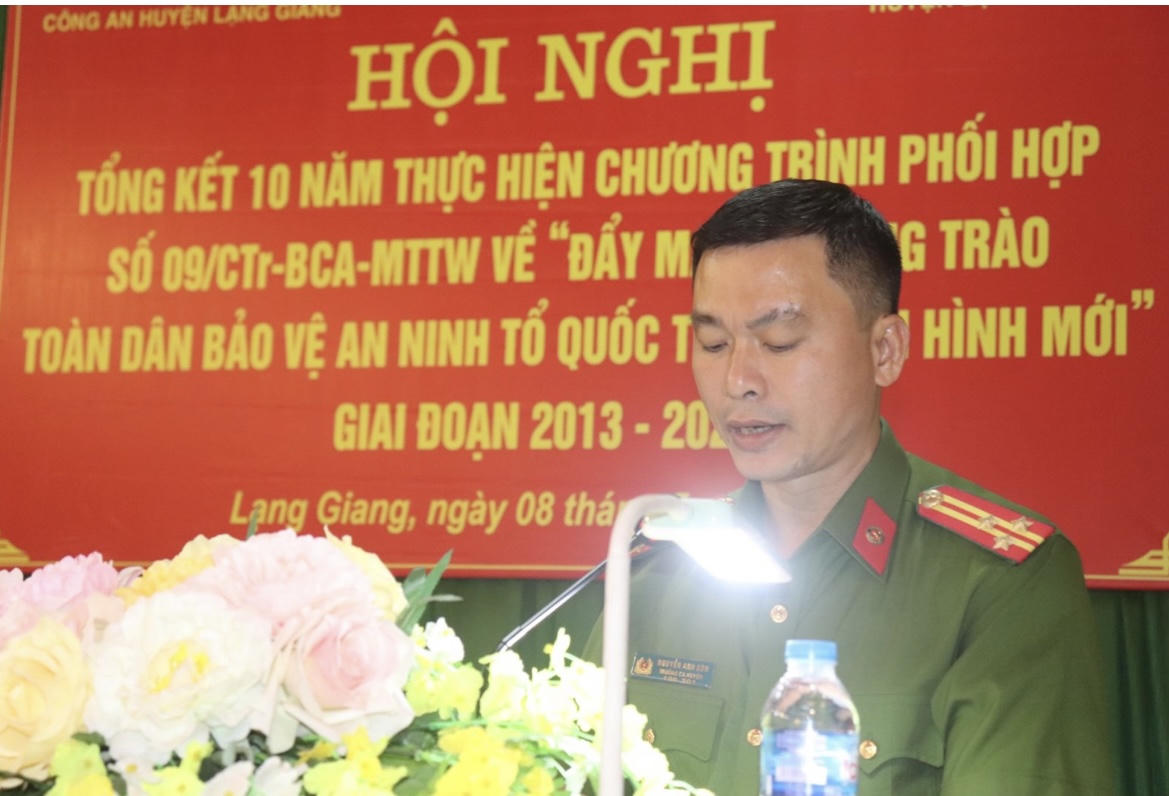 Công tác phối hợp “toàn dân bảo vệ an ninh Tổ quốc” tại Lạng Giang ngày càng hiệu quả