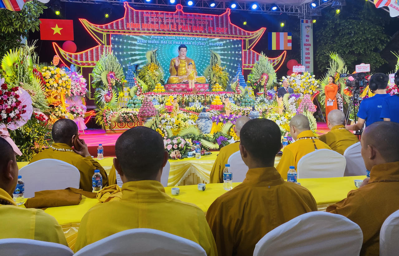 Chùa Linh Sơn Đại Phúc (Thái Nguyên) long trọng tổ chức mừng Đại lễ Phật Đản 2023