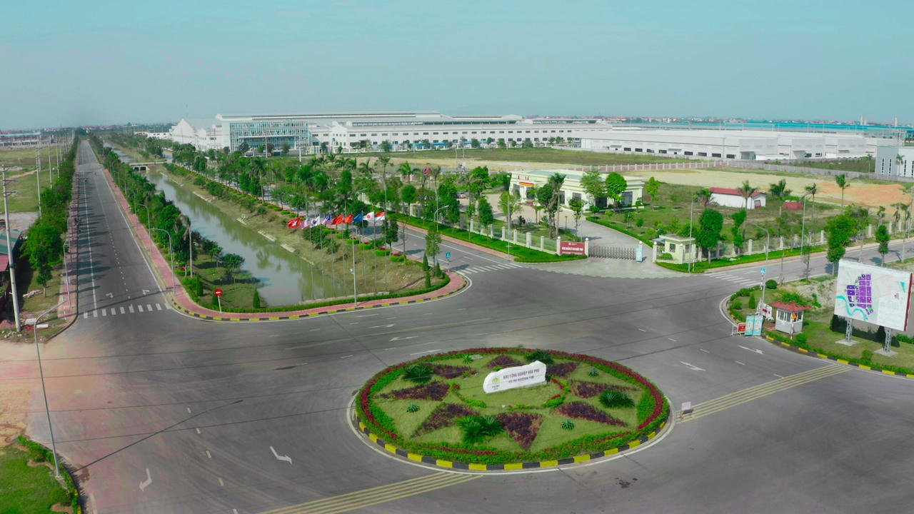 Khu công nghiệp Hoà Phú (Bắc Giang): Địa điểm "hấp dẫn" cho các nhà đầu tư 