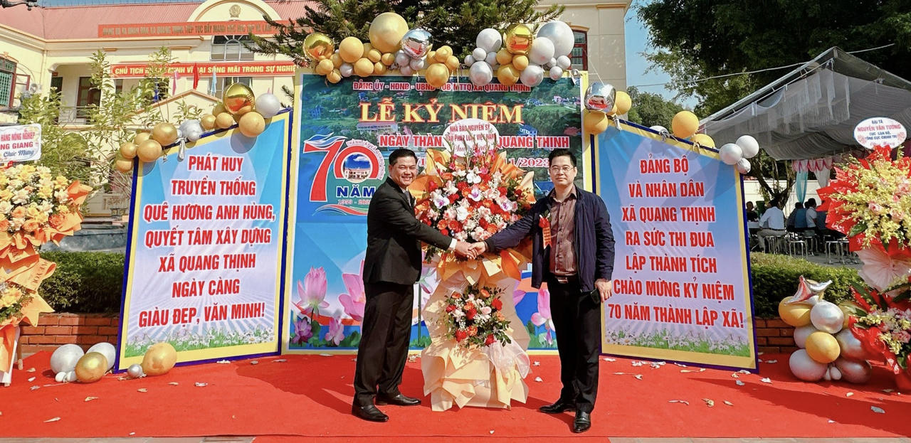 Lễ kỷ niệm 70 năm ngày thành lập xã Quang Thịnh (Lạng Giang): Nhân dân tự hào về dấu ấn lịch sử, truyền thống cách mạng