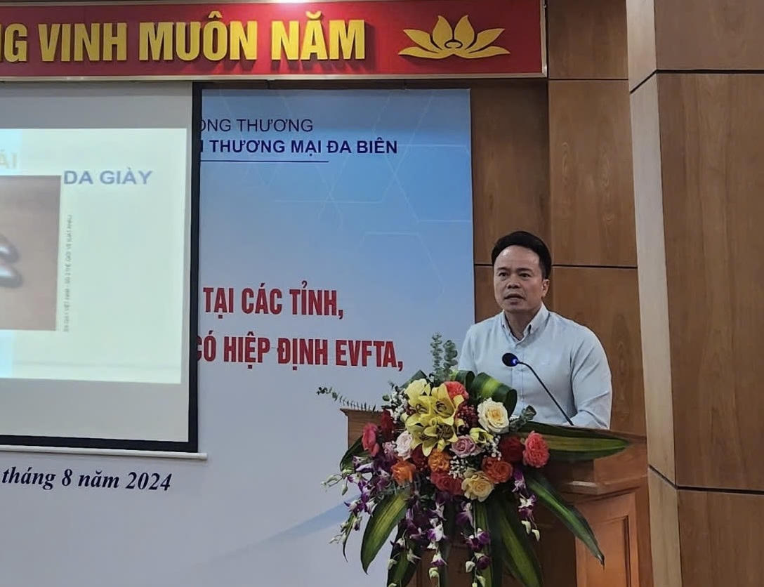 Tọa đàm trực tiếp với các doanh nghiệp về hệ sinh thái tận dụng các FTA, trong đó có Hiệp định EVFTA trong lĩnh vực da giày tại Hải Phòng 