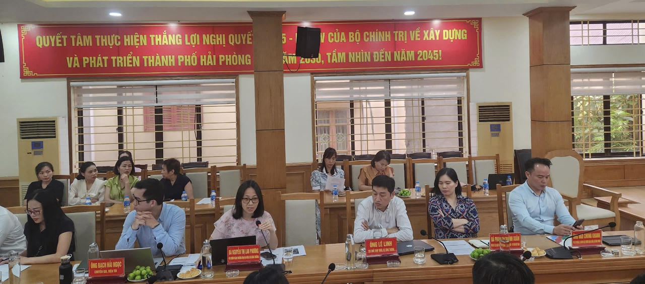 Tọa đàm trực tiếp với các doanh nghiệp về hệ sinh thái tận dụng các FTA, trong đó có Hiệp định EVFTA trong lĩnh vực da giày tại Hải Phòng 