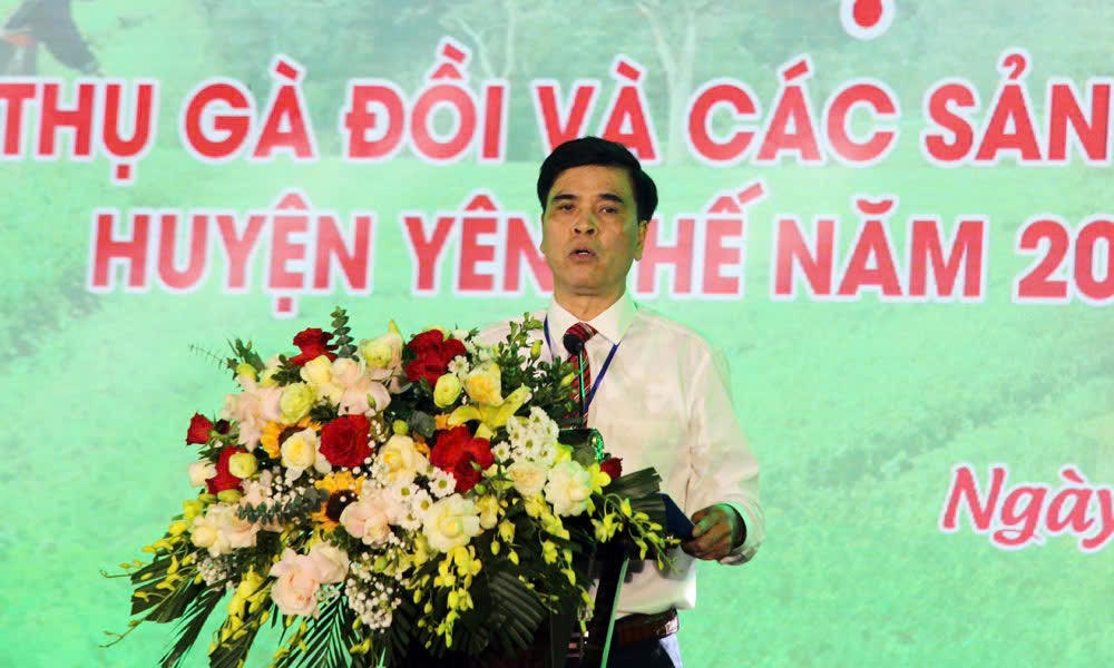 Khai mạc lễ hội xúc tiến tiêu thụ gà đồi, các sản phẩm OCOP tại huyện Yên Thế (Bắc Giang)