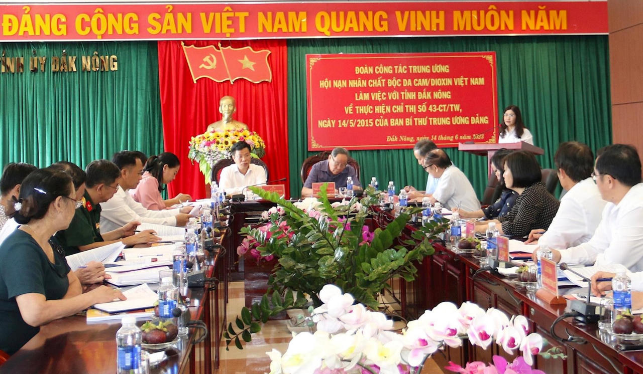 Đắk Nông cần đẩy mạnh tuyên truyền các đơn vị và người dân giúp đỡ nạn nhân chất độc da cam