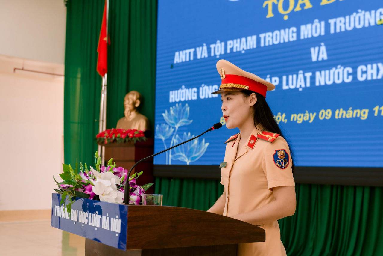 Phân hiệu Trường Đại học Luật Hà Nội tại Đắk Lắk tổ chức Tọa đàm An ninh trật tự và tội phạm trong môi trường giáo dục hiện nay 