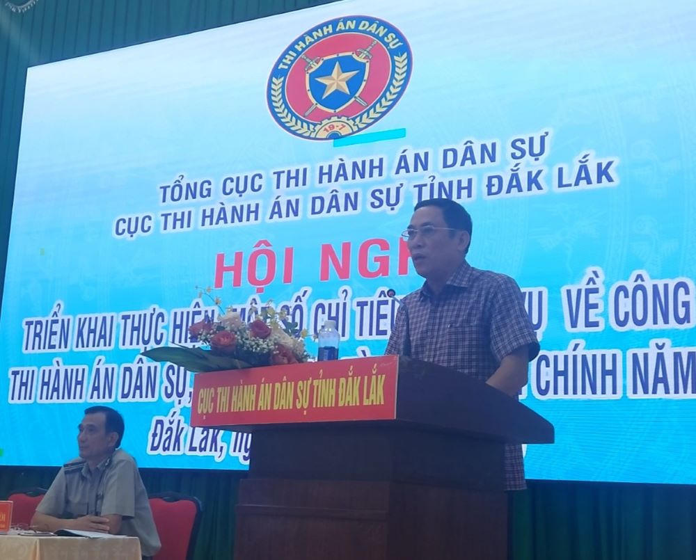 Thứ trưởng Đặng Hoàng Oanh: THADS Đắk Lắk cần tiếp tục tổ chức thi hành dứt điểm các vụ việc nổi cộm, phức tạp