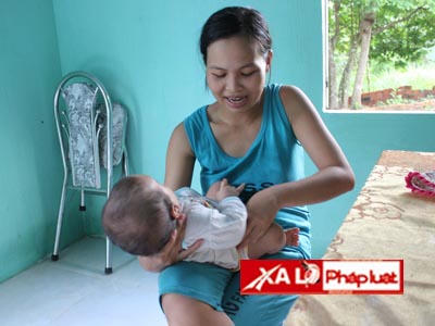 Chị Tuyết và đứa con thứ 2