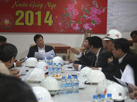  Bộ trưởng Bộ Xây dựng thị sát công trường nhà Quốc hội