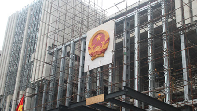  Bộ trưởng Bộ Xây dựng thị sát công trường nhà Quốc hội